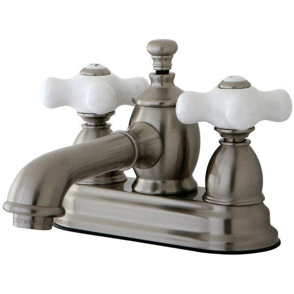 KS7008PX 4" Centerset Bathroom Faucet, Brushed Nickel
